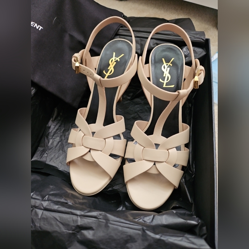 Ysl tribute heeled sandal